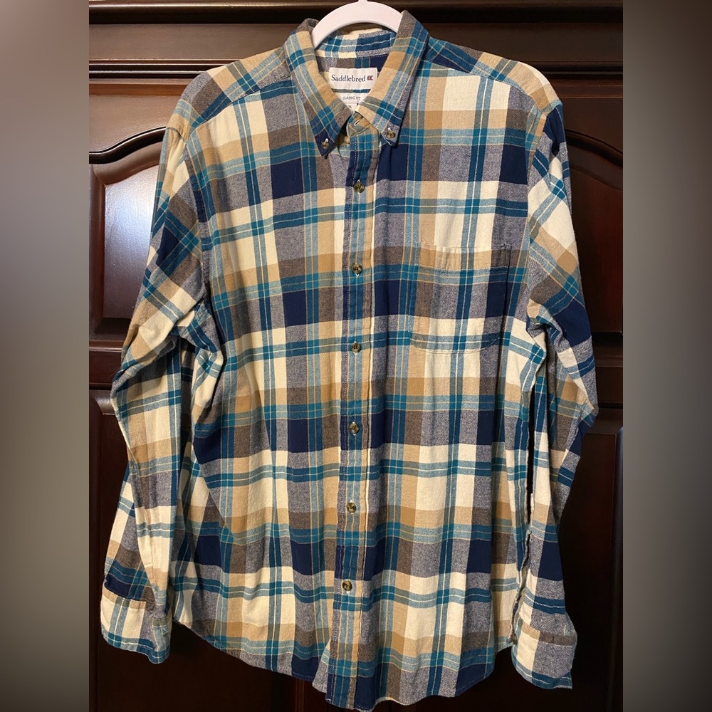 Saddlebred‎ plaid men’s shirt